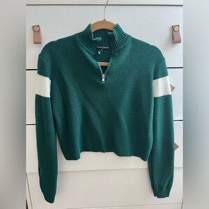 Brandy Melville zip up sweater